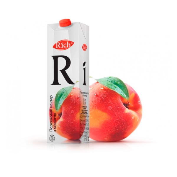 Рич Персик 1,0 L (Нектар)
